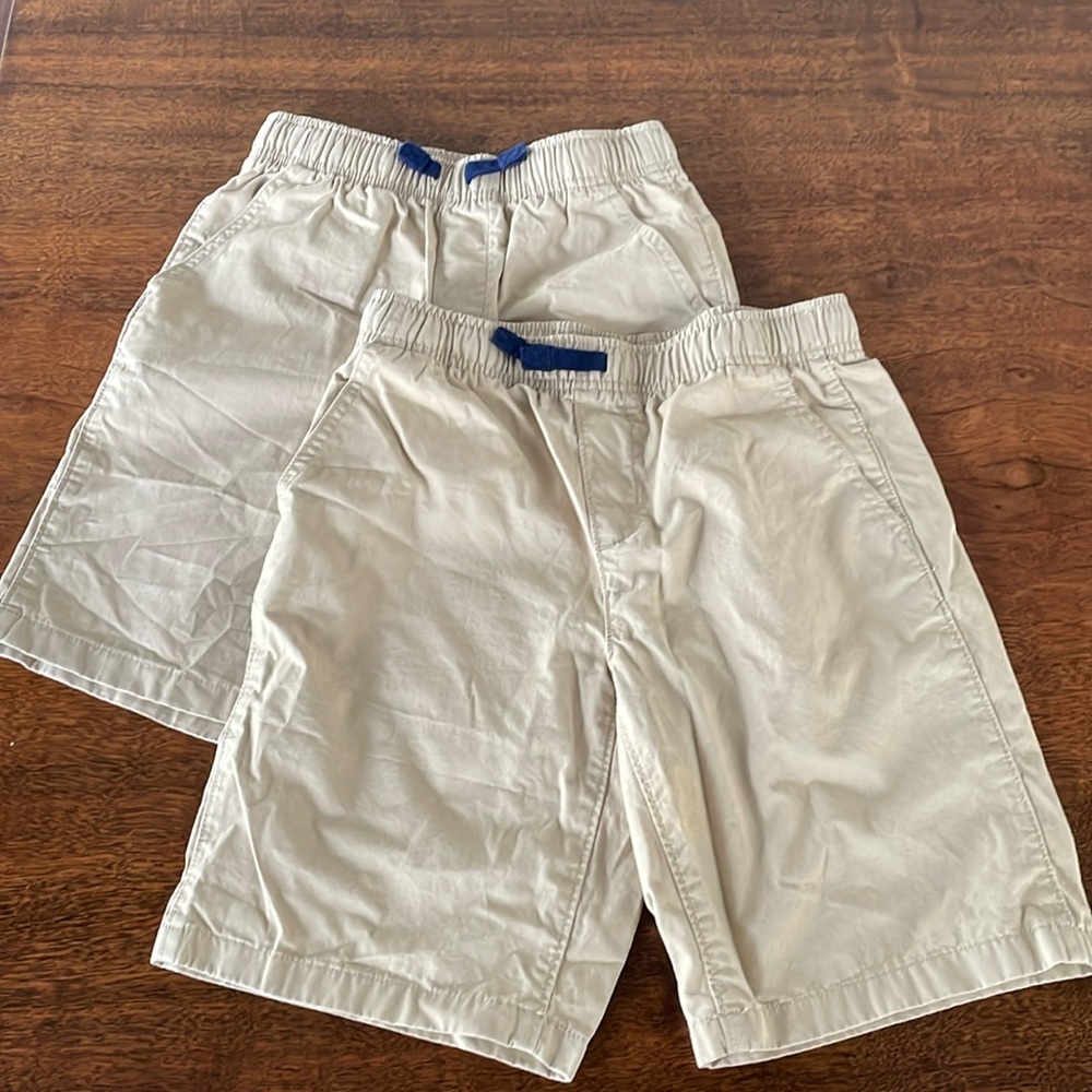 Lands End Boys Khaki Shorts (M / size 10 -  12) NWOT